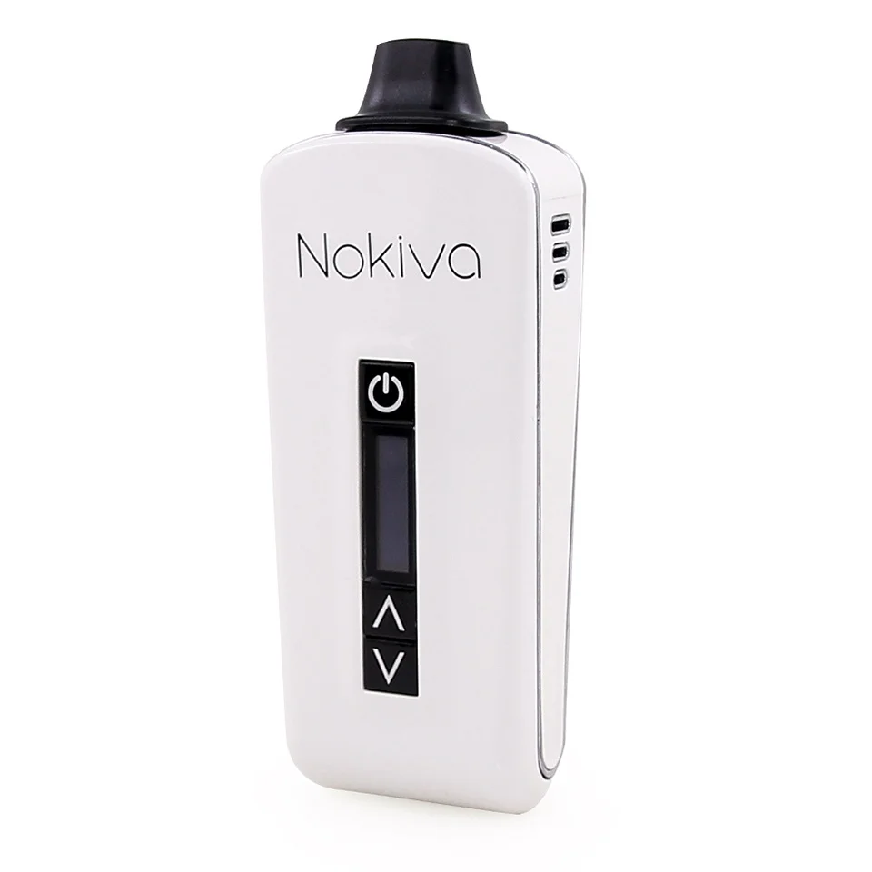 Белый Airistech Herbva Nokiva Vape Kit 2200 мАч батарея керамическая камера капельного наконечника сухой травы испаритель электронная сигарета - Цвет: Белый