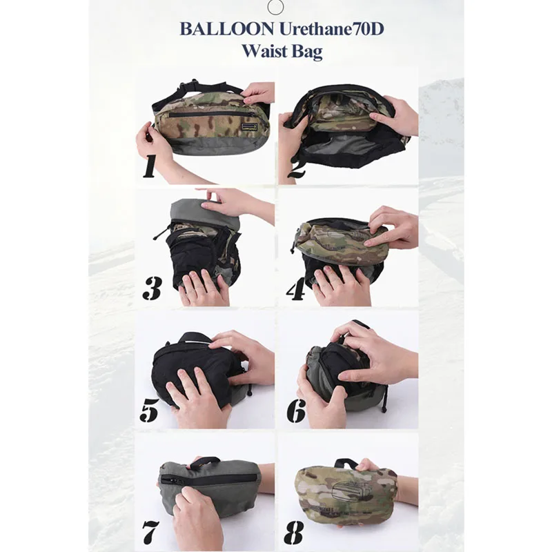 Emersongear Emerson городская поясная сумка, сумка в тактическом стиле, сумка для занятий спортом на открытом воздухе, походная велосипедная сумка по Мультикам для охоты, поясная сумка