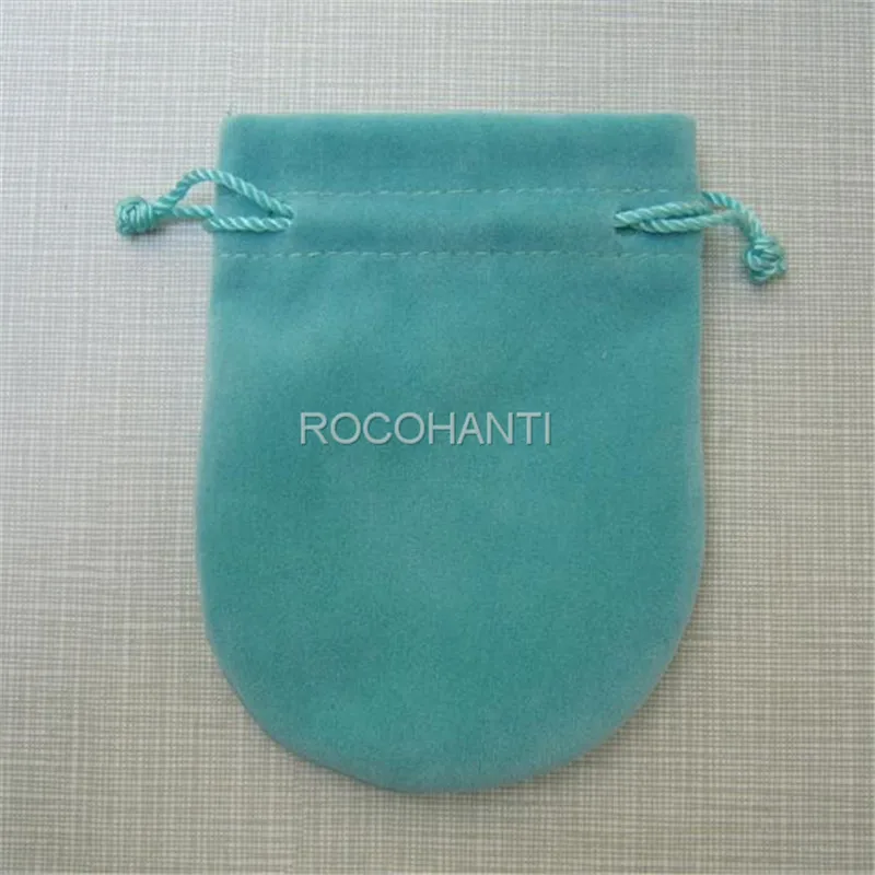 100 шт мягкие бархатные тканевые мешочки для ювелирных изделий Calabash открывающиеся