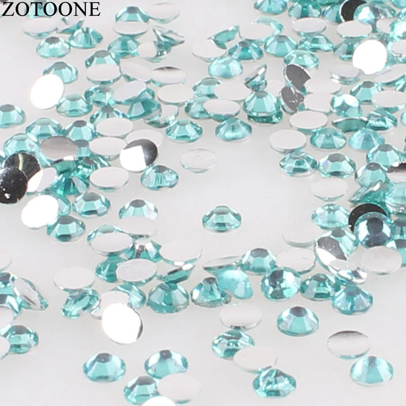 ZOTOONE 1000 шт./лот Стразы 3 5 мм синие кристаллы AB Камни без горячей фиксации на задней
