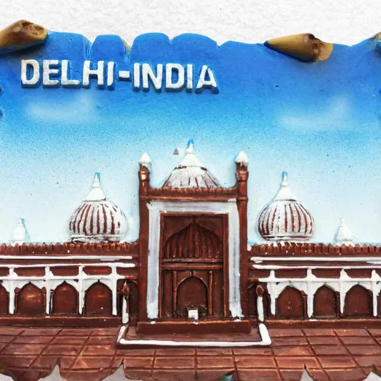 Магнитная паста трехмерного ландшафтного холодильника в Jama Masjid, Нью-Дели, Индии магниты на холодильник