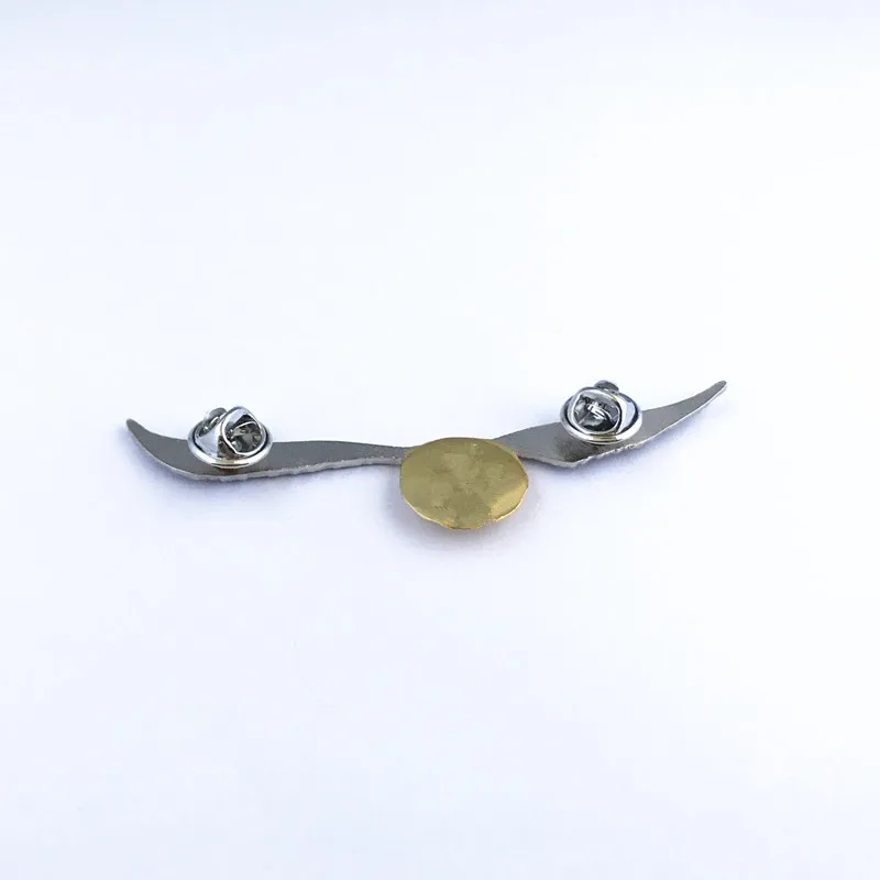 

FANTASY UNIVERSE Movie 1pcs a lot HP Brooch Magic The elves ball Wings High quality metal jewelry Woman/Boy Gift