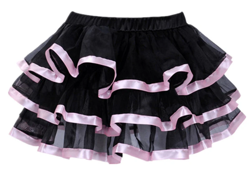 Эластичная юбка Готическая Женская Бурлеск сетчатая пикантная мини пачка для