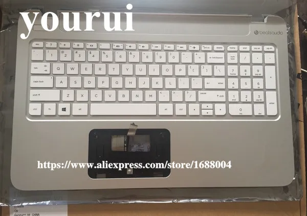 

Новинка 98%, верхний чехол для HP Pavilion 15-p 762530-001, серебристый