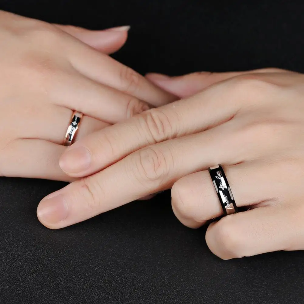 Sangdo модные креативные Титан Сталь кольцо циркон любителей палец кольца как