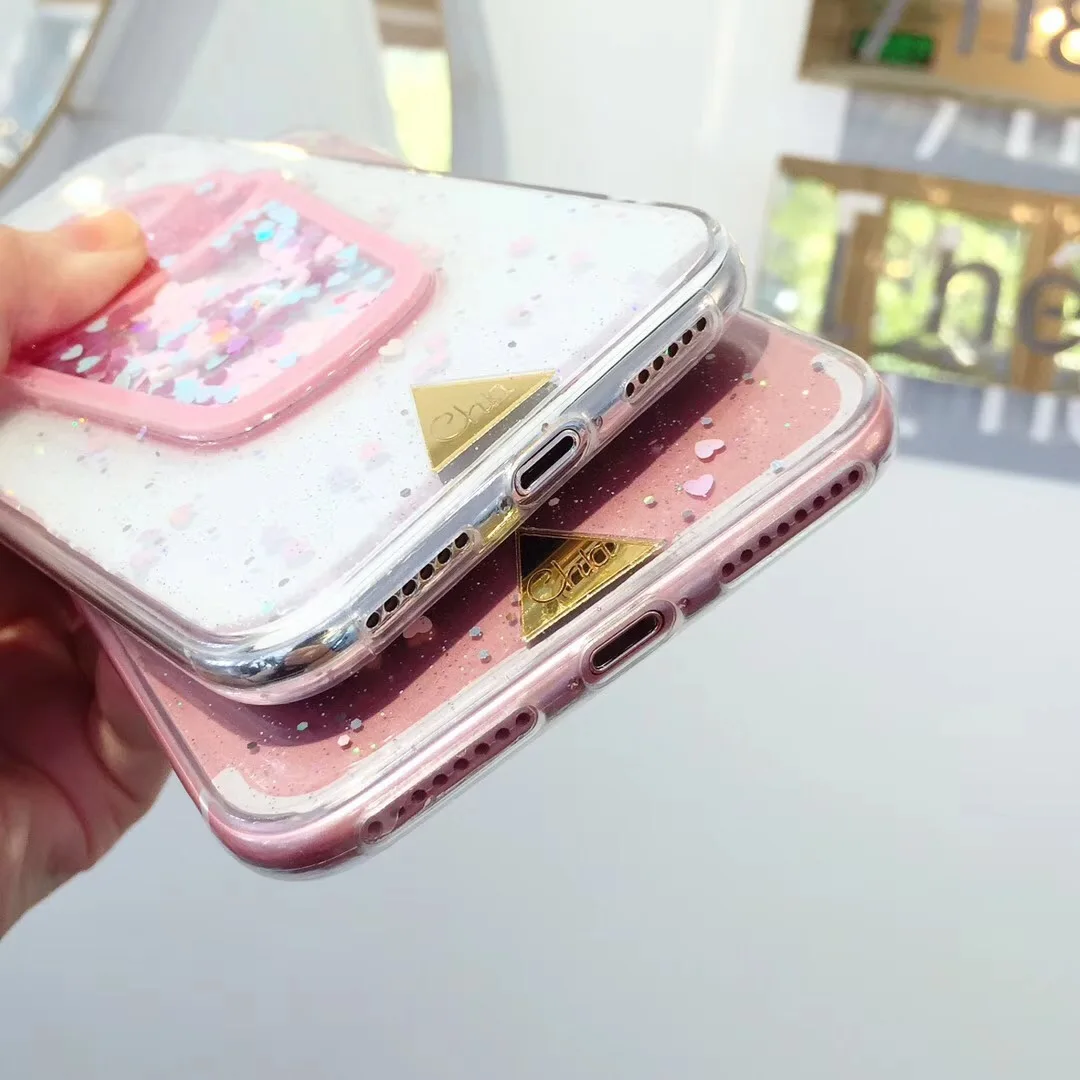 Летний розовый чехол-накладка для iPhone X 8 7 6 6S Plus из мягкого ТПУ силикона |