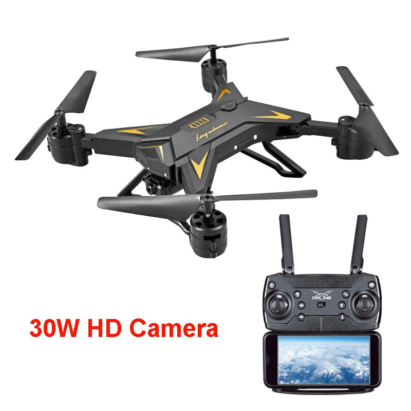 Зеленый XKY KY601s 2,4 ГГц RC складной Дрон для селфи Дрон с Wi-Fi FPV HD камера удержание высоты и Безголовый режим RC Квадрокоптер Дрон-20 мин Fly - Цвет: Зеленый