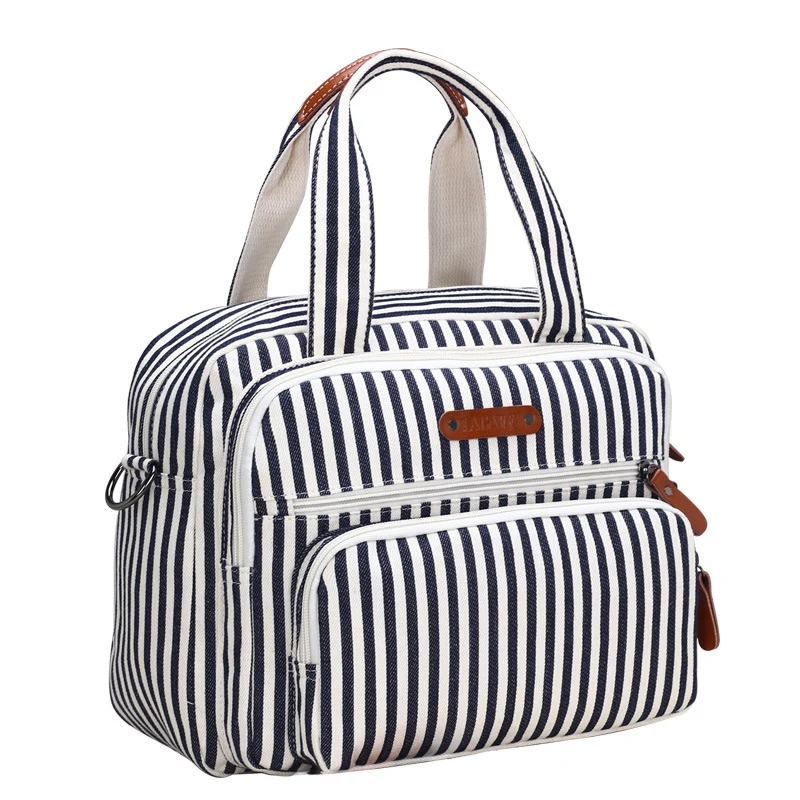 Новинка полосатая сумка для подгузников мам Портативный прочный контейнер Сумка