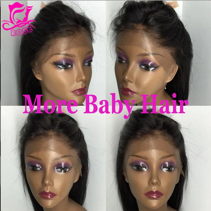 Полный Шнурок Человеческих Волос Парики Для Чернокожих Женщин Glueless Девственные