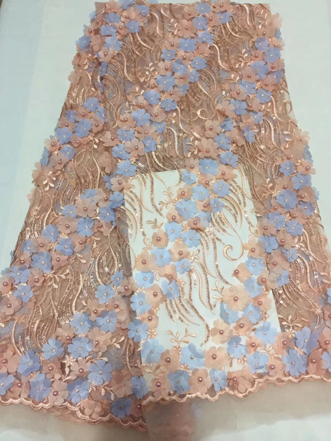 

Pink 2018 Latest Mesh Nigerian Laces Fabrics High Quality Tulle African Laces Fabric Wedding African French Tulle Lace CD006