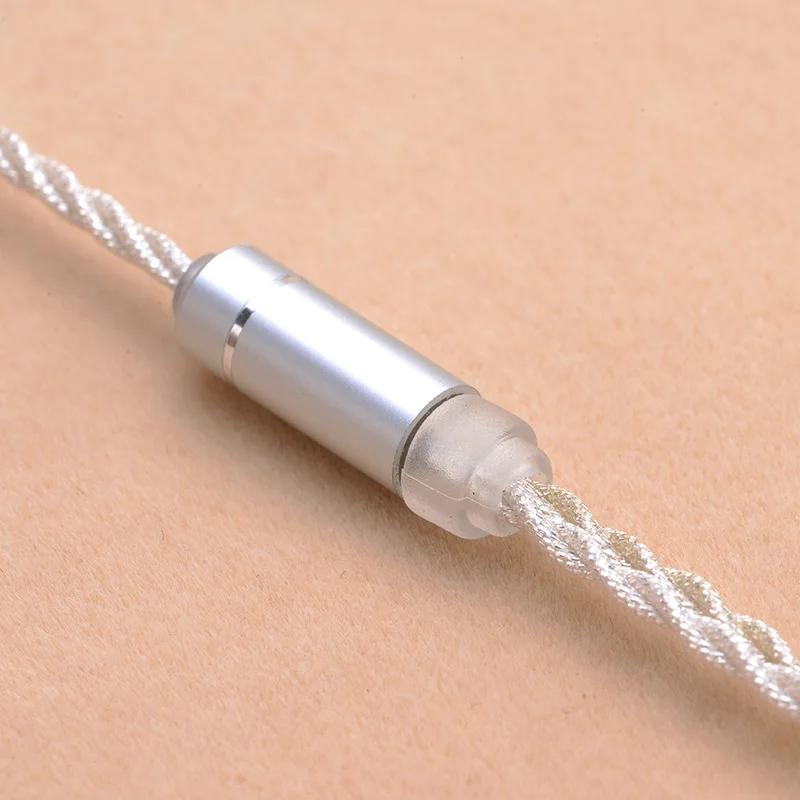 Кабели для наушников MMCX посеребренный, сменный кабель для Shure SE215 SE315 SE425 SE535 SE846 для Logic UE900