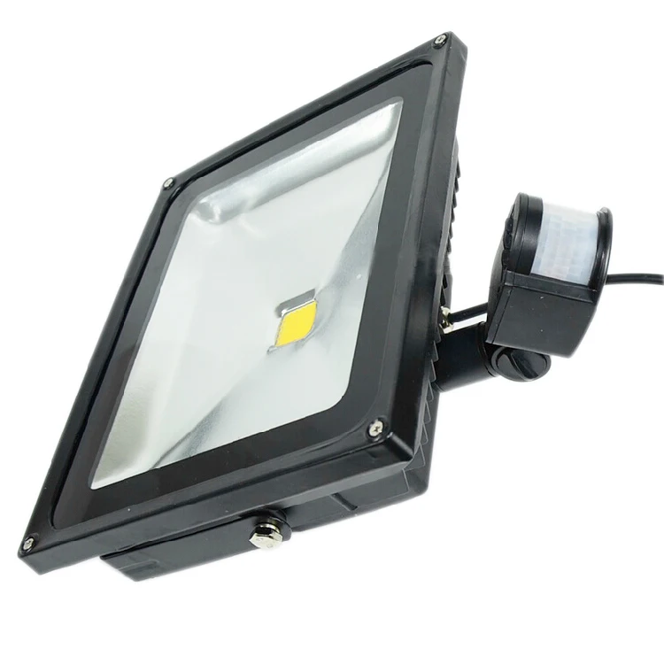 Newest 85-265V IP65 Outdoor Security Classic/Dusk Photocell PIR Sensor AC LED Flood Light 50W Advertising lamp | Лампы и освещение
