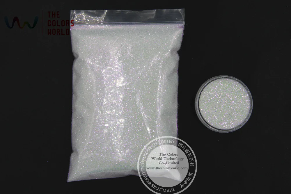 TCR325 белый цвет с переливающимся фиолетовым блеском в форме Шестиугольника 0 2 мм