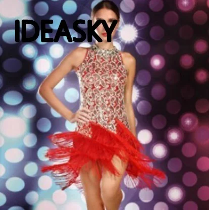 2015 красные черные синие фиолетовые белые 6 цветов женские танцевальные костюмы с