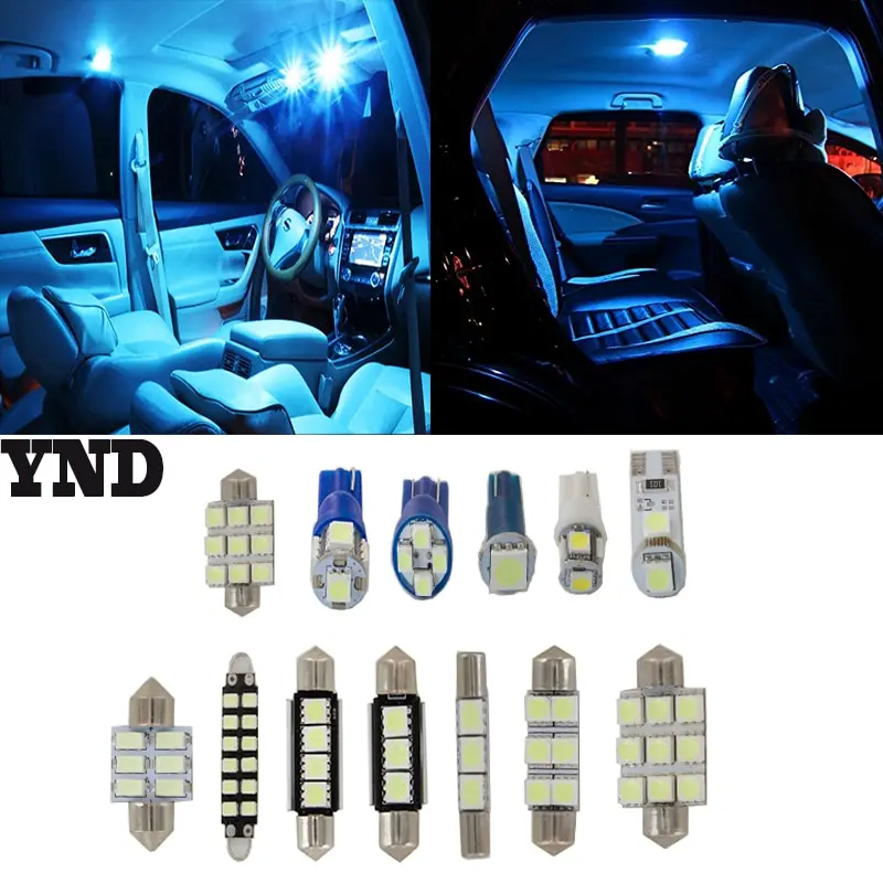 8xFit Jeep Wrangler TJ 1997 2006 Спорт утилита свет SMD полный Светодиодные внутренние фонари по