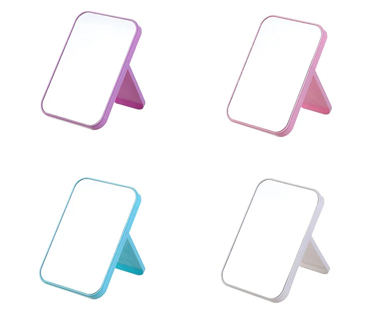 Simple rectangular table dressing mirror high list table dressing mirror portable folding princess dressing mirror