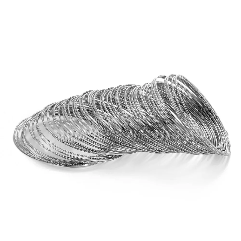 Ensoul 2019 New Fashion Top Style 70Pcs/Lot Charm Silver Flower Mixed Bracelets &amp Bangles For Women Jewelry Friendship Gift | Украшения