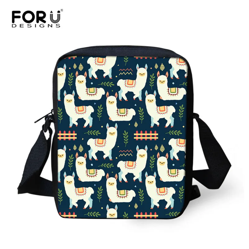 L3495E FORUDESIGNS/Альпака лама Glama Школьная Сумка Набор для подростков мальчиков и девочек милый студенческий детский школьный рюкзак крутые детские школьные сумки для начальной школы - Цвет: L3495E