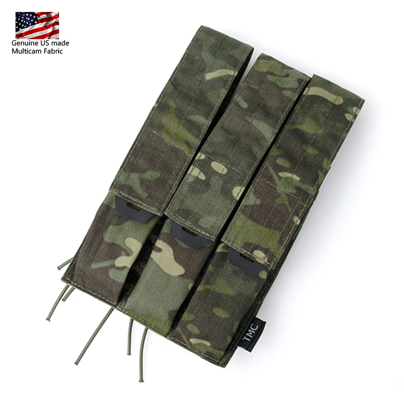 Multicam Tropic TMC тактическая Тройная журнальная сумка Kriss Vector MOLLE Mag Carrier SMG Mag Camo Военная переноска магазинная сумка 2121 - Цвет: Multicam Tropic