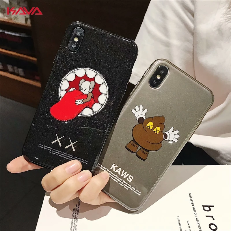 Высококачественный милый мягкий чехол для телефона с рисунком iPhone 6 6s 7 plus 8 X XR XS MAX