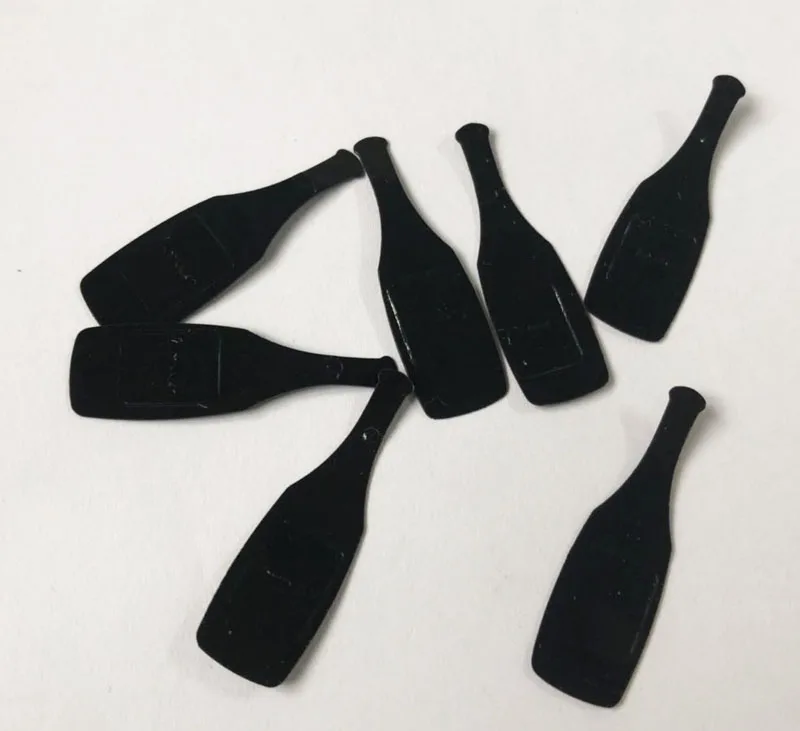 bottle black Выпускной конфетти 15 г/упак. Выпускной Сезон конфетти, поздравления, бутылки с шампанским, медицинская шапочка смешанный конфетти - Цвет: bottle black