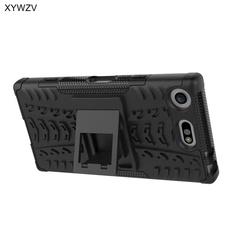 Компактный противоударный чехол для Sony Xperia XZ1 Жесткий Чехол компактная задняя