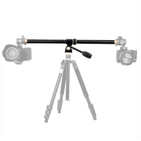 horizontal extension arm center column rotatable multi angle rod mount tripod cross tube accessory support for camera tripod