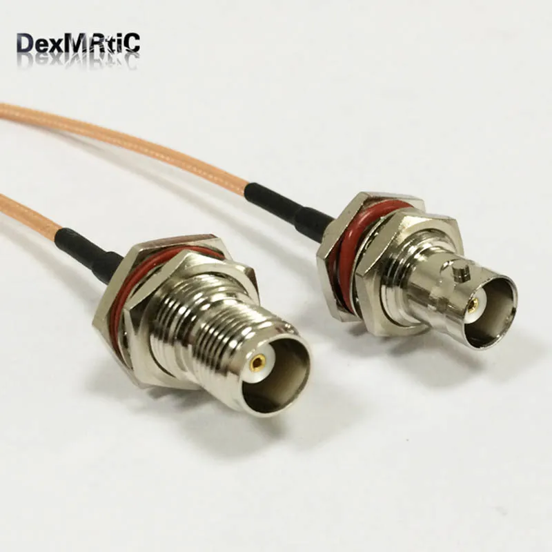 BNC соединительный кабель Female переключатель шасси разъем TNC RG316 15 см|cable grab|cable
