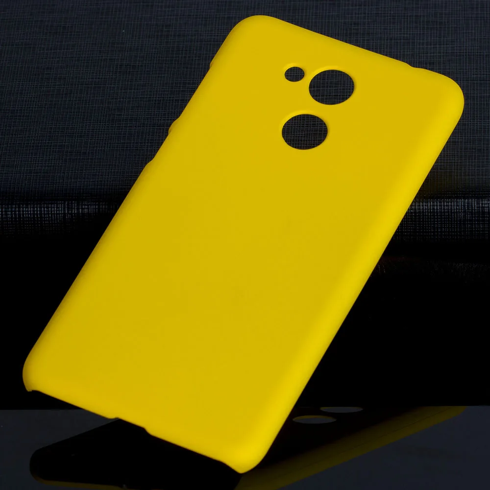 Yellow Матовый пластиковый чехол для huawei Honor 6C Pro Чехол для huawei Honor 6C Pro V9 Play Dual Phone Чехол-лента на заднюю панель - Цвет: Yellow