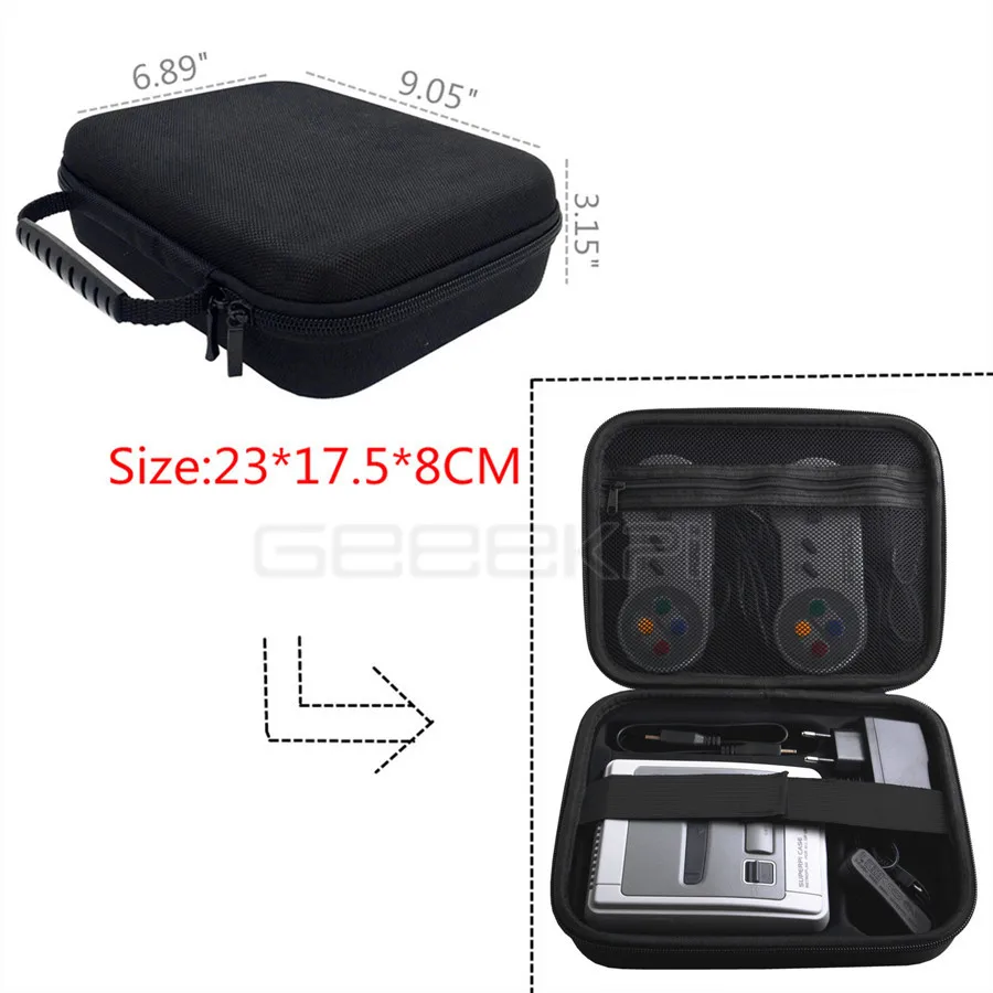 Carry Bag Чехол GeeekPi Retroflag SUPERPi-J NESPi чехол с дополнительным игровым контроллером сумка для переноски для Raspberry Pi 3B+/3B/2B - Цвет: Carry Bag