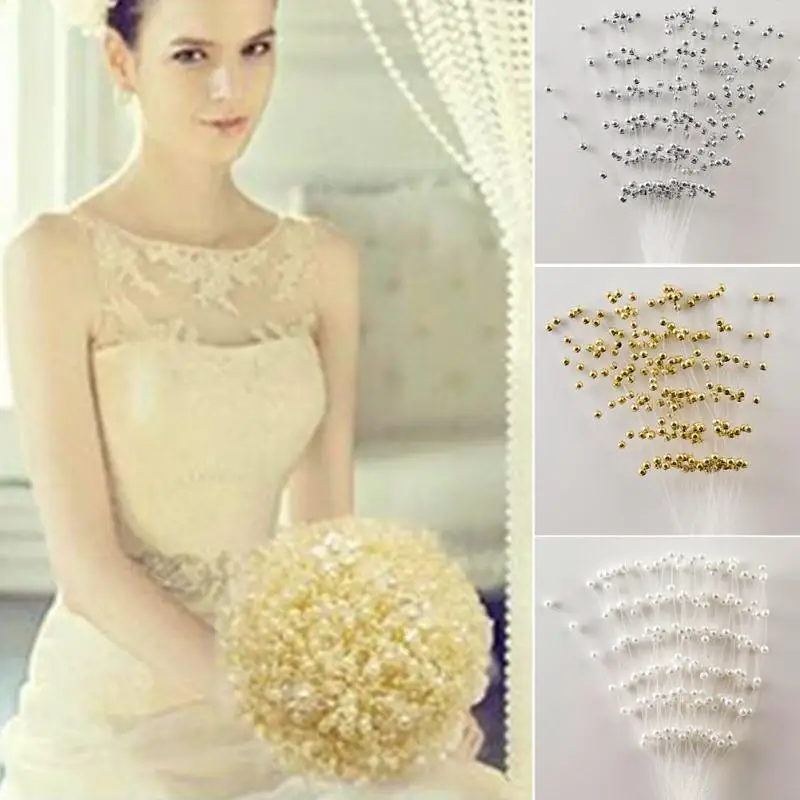 Искусственные жемчужные бусины свадебные аксессуары для украшения волос