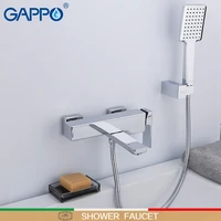 gappo bathtub faucet wall mounted bathroom shower faucets bath mixer waterfall bathtub taps bathroom brass torneira