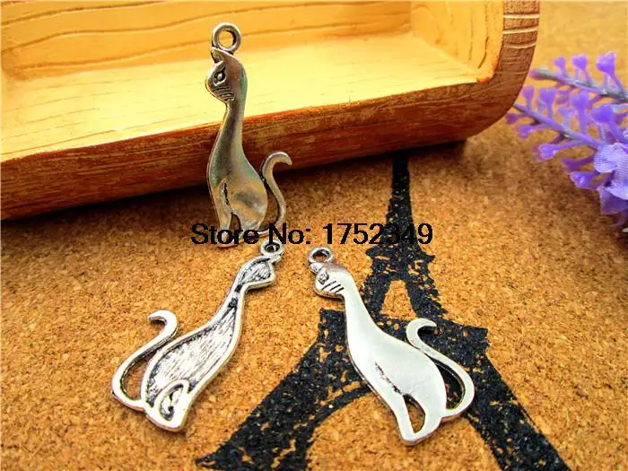 20 шт.-подвески, античный тибетский серебряный тональный кулон, амулеты с животными 34x13 мм