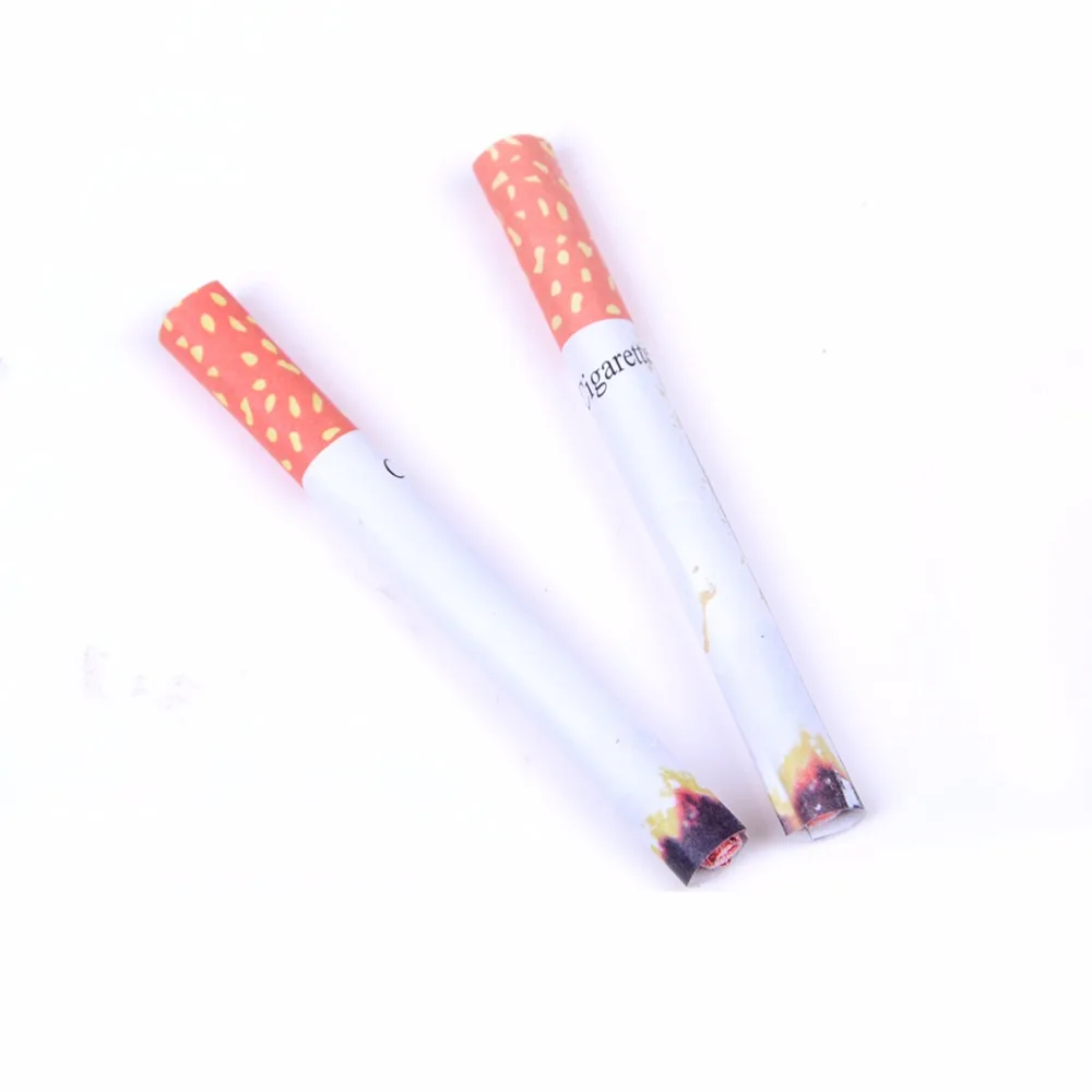 

2 pcs Joke Prank Magic Novelty Trick Fake Cigarettes Fags Smoke Effect Lit End Fancy Gift For Sale Funny Toy Practical Jokes