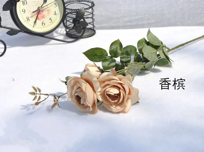 

Factory outlets] C rose simulation wedding flowers artificial flowers simulation flowers manufacturers move opened with