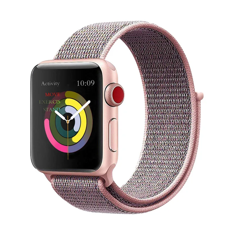 Seashell спортивный нейлоновый ремешок 40 мм 44 мм для Iphone Watch 4 тканевый браслет 38 мм 42 мм для Iwatch серии 3