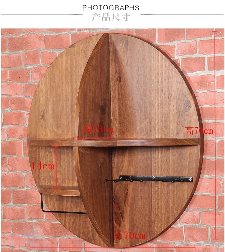 Сделать старую стену винный скандинавский Ретро рамка деревянная фотобокал для