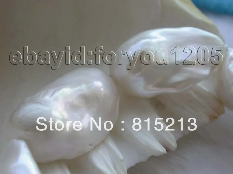 Ddh00754 Подлинных Природных 33 мм Белый Reborn Кеши Жемчужное Ожерелье 14 К! 28% Скидка (A0511)