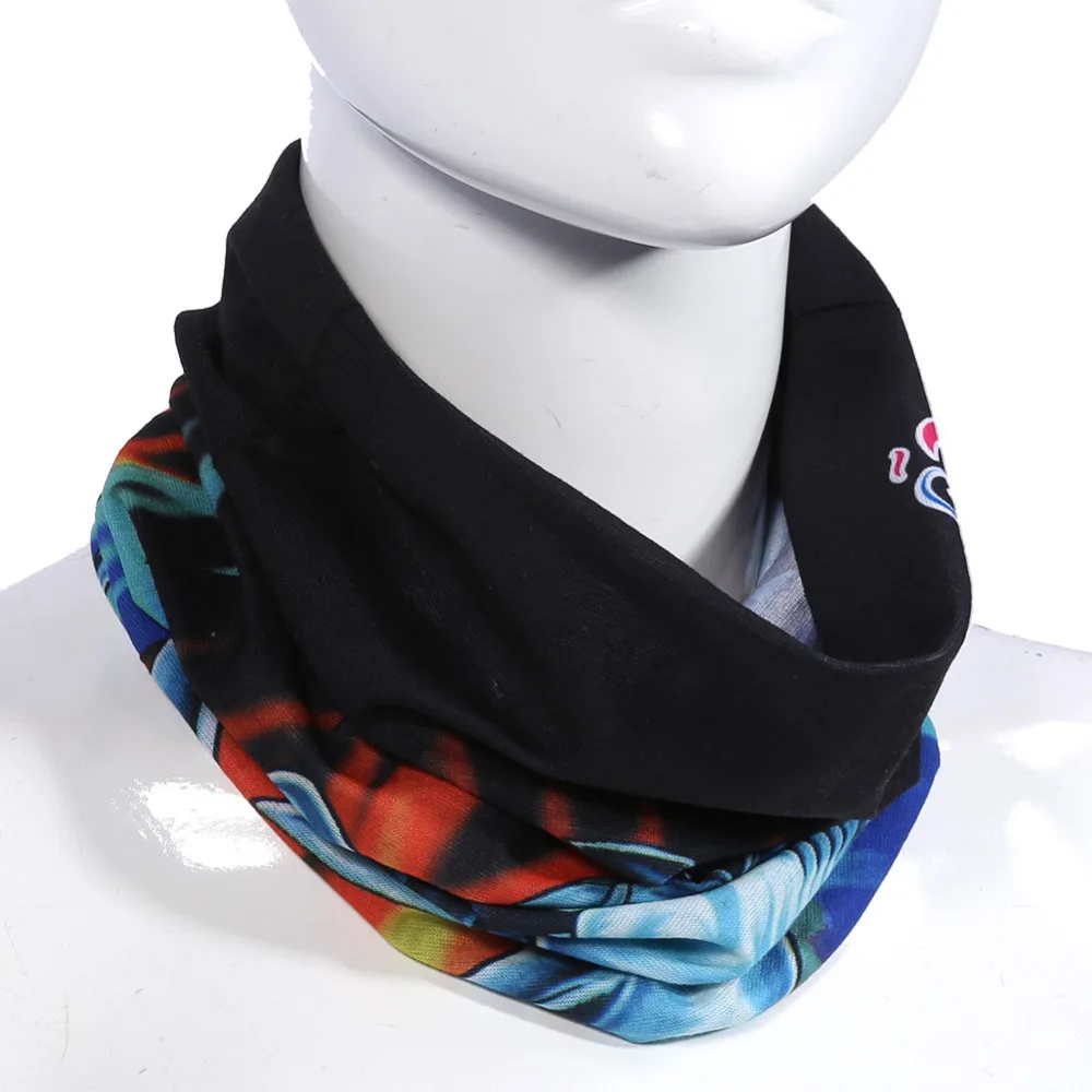 Унисекс Велоспорт шарф УФ защита маска для лица бесшовный головной убор повязка