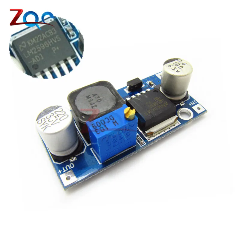 LM2596HVS LM2596 HV LM2596HV DC Регулируемый понижающий преобразователь модуль питания 4 5 50 в