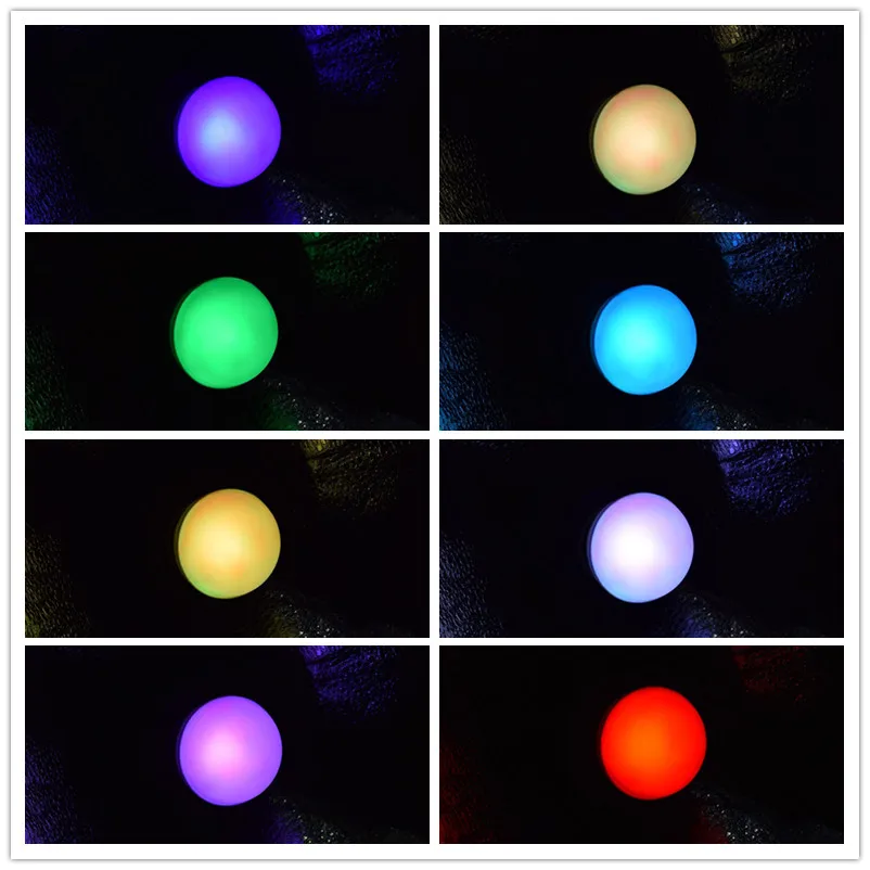 Новая светодиодная RGB лампа 3 Вт E27 85-265 В переменного тока с изменением цвета или