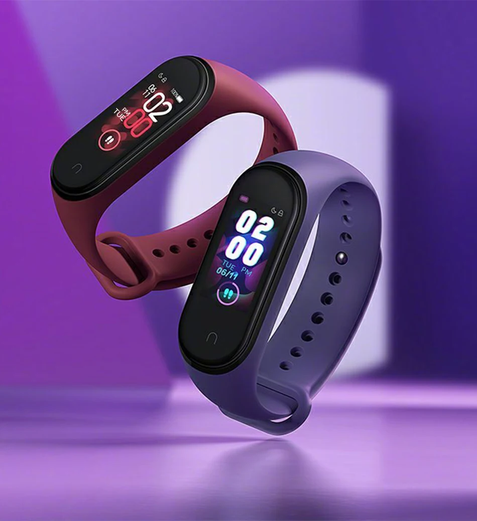 В наличии оригинальный Смарт браслет Xiaomi Mi Band 4 Miband цветной экран пульсометр