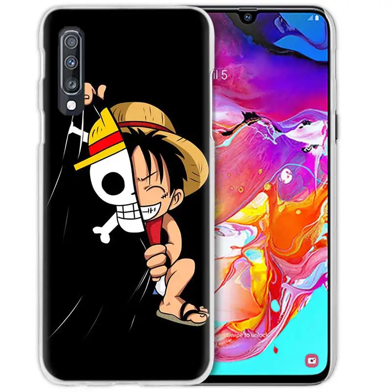 Одна деталь D Луффи чехол для samsung Galaxy A50 A70 A80 A20e A60 A40 A30 A20 A10 A8 A6 плюс A9 A7 жесткий чехол для телефона из поликарбоната с Coque - Цвет: 09
