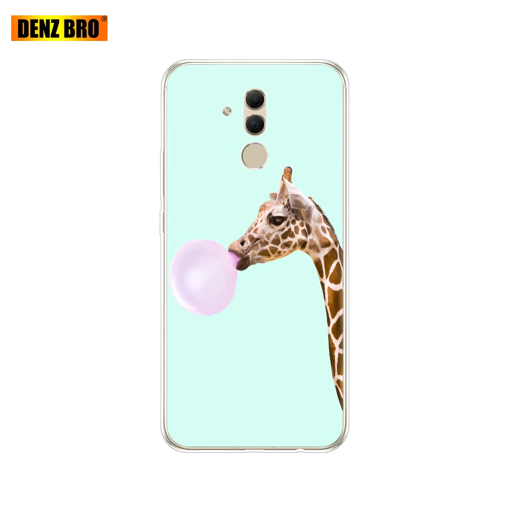 61892 Чехол для huawei mate 20 Lite, 6,3 дюймов, прозрачный силиконовый мягкий ТПУ чехол для телефона huawei mate 20 Lite, защитный чехол, бампер - Цвет: 61892