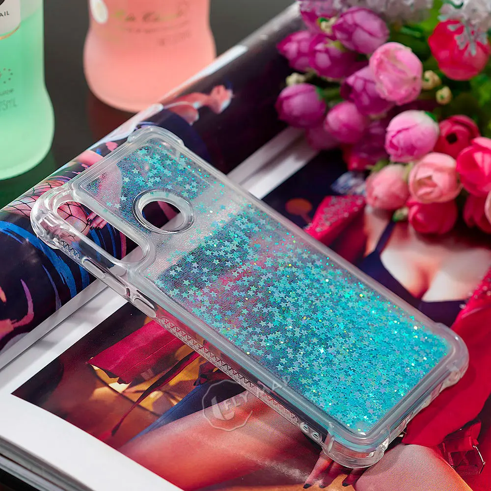 Glitter Stars Cover for Huawei P30 Lite P30Lite MAR-LX1 MAR-L21 MAR-L23 MAR LX1 LX3 L21 L23 Liquid Quicksand Soft TPU Back Case |