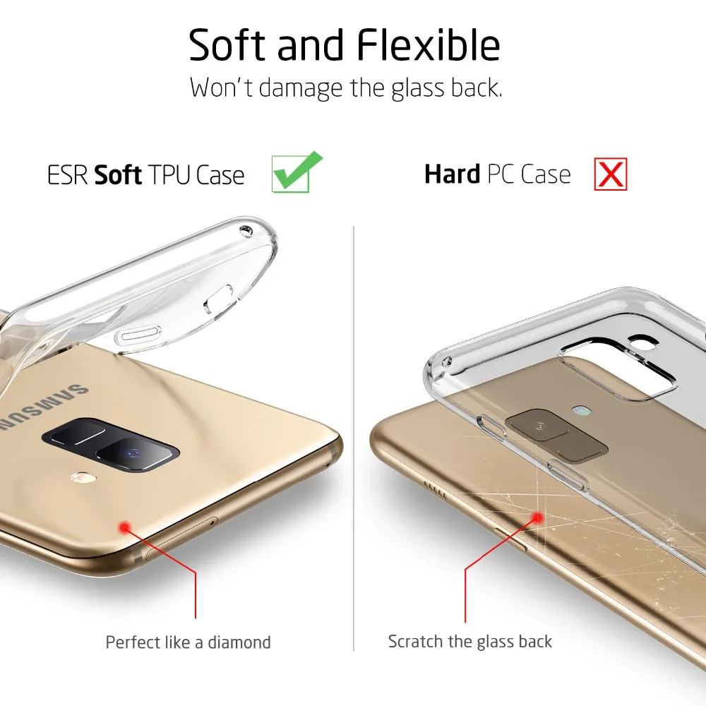 Прозрачный чехол для Samsung Galaxy Note 8 9 10 20 S6 S7 edge S8 S9 S10 S20 S21 Plus S10e Ультратонкий Мягкий