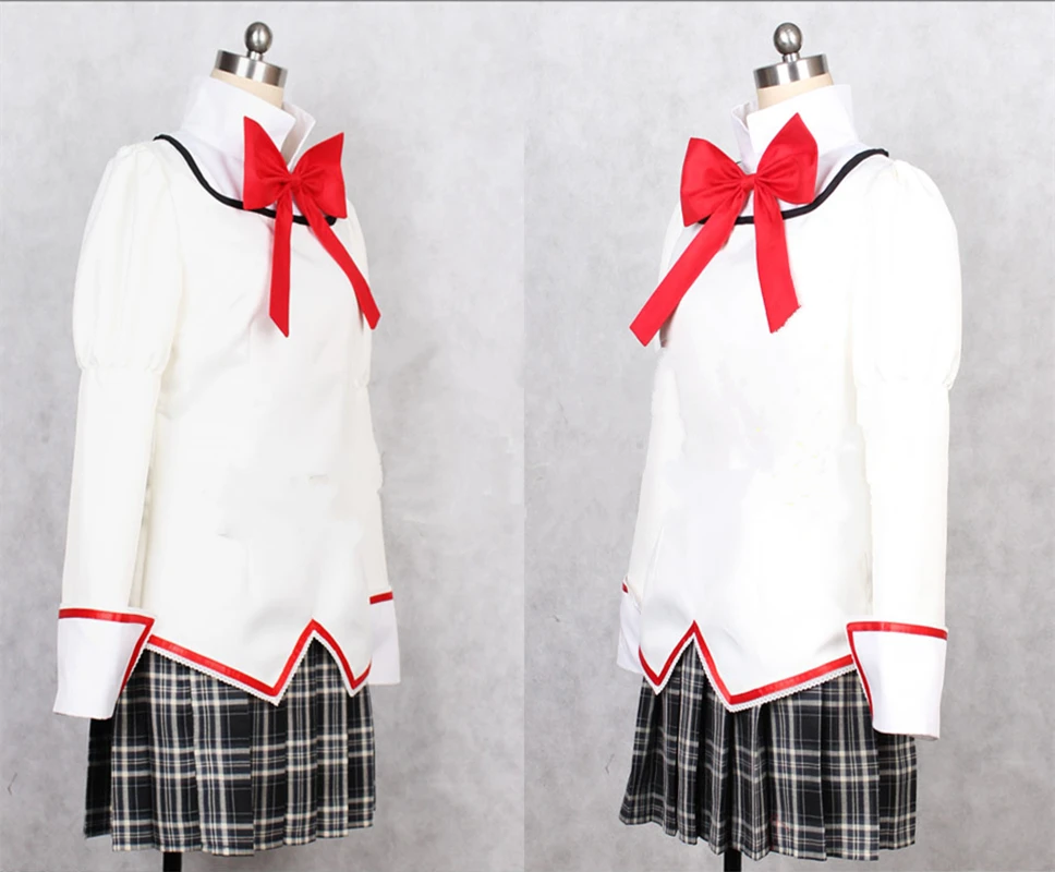 Костюм для Хэллоуина Рождественская игра Puella Magi Madoka Magica Akemi Homura школьная форма на