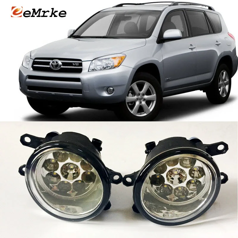 EEMRKE автостайлинг для Toyota RAV4 RAV 4 2006 2012 SMD 9 штук светодиодные галогенные