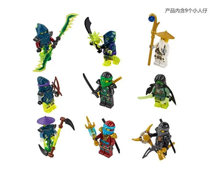 LELE 79125 совместим с Ninjago 70738 последний полет судьбы Bounty Кирпичи подарок | Игрушки и
