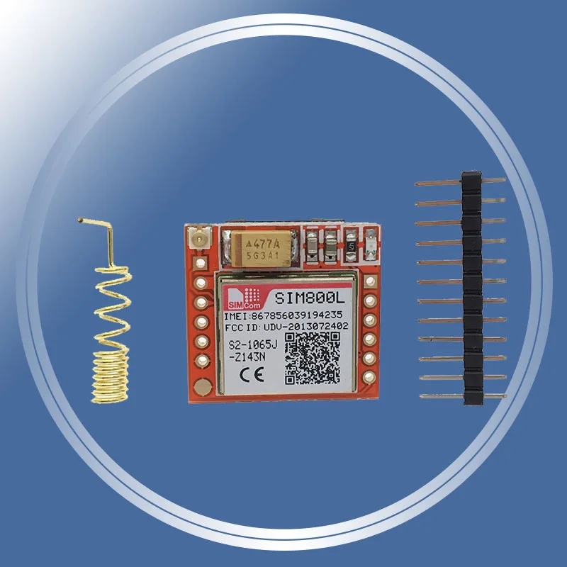 Самая маленькая карта модуля SIM800L GPRS GSM четырехдиапазонная плата с ядром MicroSIM TTL